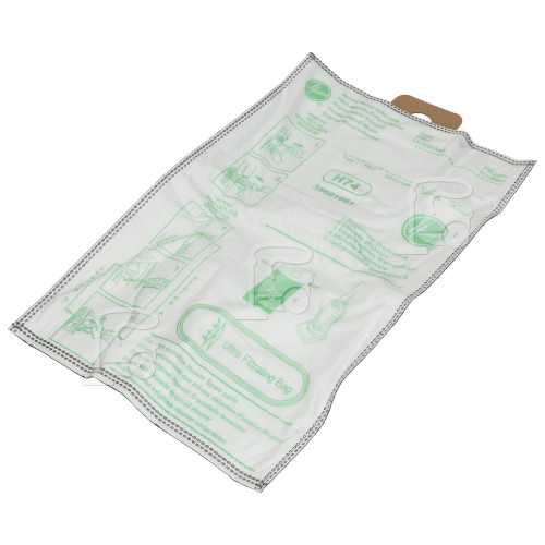 Hoover 39100094 Vacuum Cleaner H74 Mircofibre Dust Bags (Pack Of 4)