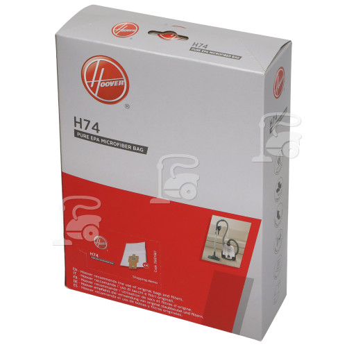 Hoover PU71 PU01011 H74 Mikrofaser-Staubsaugerbeutel (4er Packung)