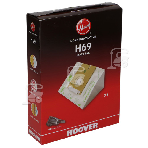 Hoover H69 Staubsaugerbeutel (5er Packung)