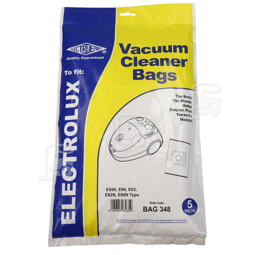 Vax ES66 Filter-Flo Synthetic Dust Bags (Pack Of 5) - BAG348