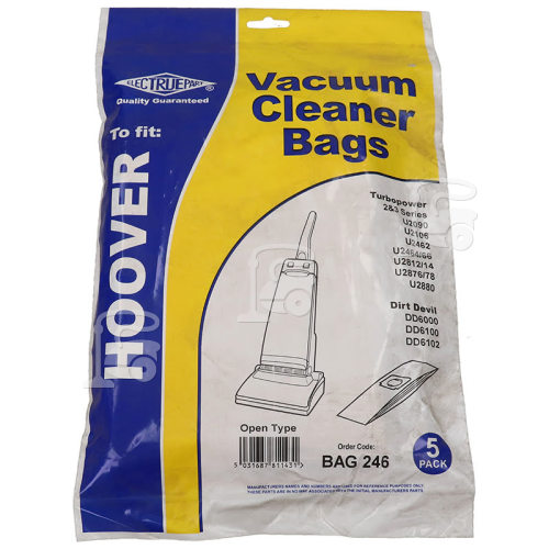 Hoover H18 Open Type Dust Bag (Pack Of 5) - BAG246