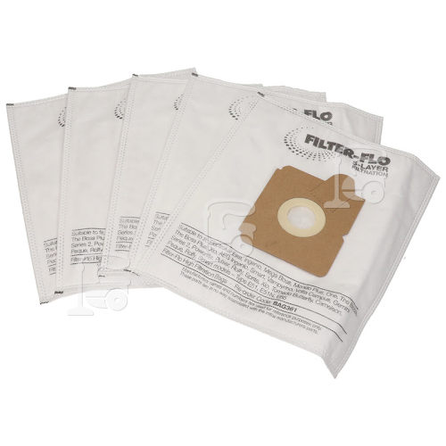 E51 / E51N / E65 Filter-Flo Synthetische Staubsaugerbeutel (5er Pack) - BAG361