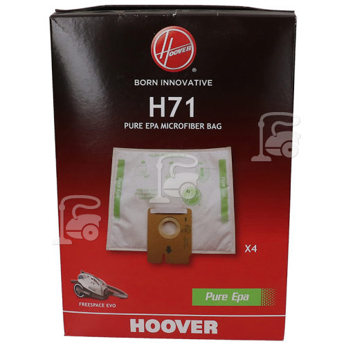 Hoover H71 PureHepa Bags - Pack Of 4