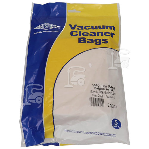 Sacs Aspirateur ZR76 (Paquet De 5) - BAG23 - RS135 Rowenta