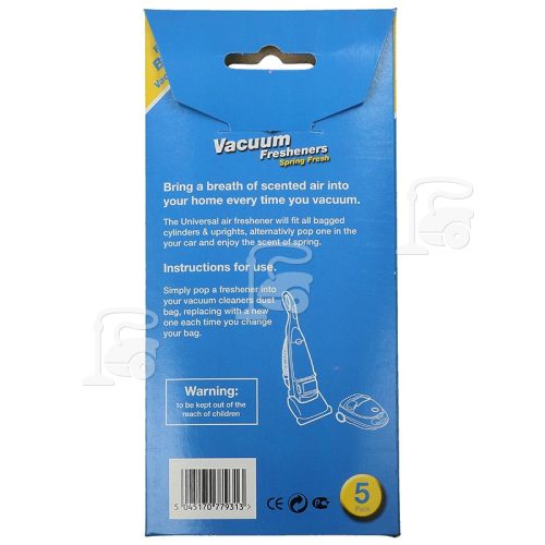 Hoover Universal Vacuum Cleaner Air Freshener Sticks : Spring Fresh Fragrance Pack Of 5