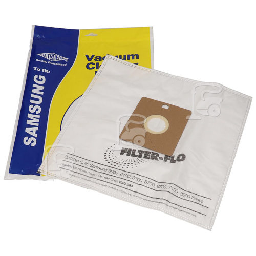 Samsung SC-7060 VC Filter-Flo Synthetic Dust Bags (Pack Of 5) - BAG284