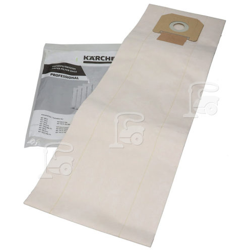 Sacs Filtres À Poussière En Papier Pour Aspirateur Eau Et Poussière (Paquet De 5) Karcher