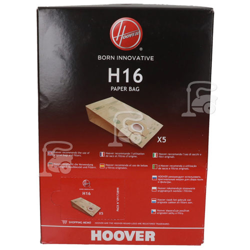 Hoover H16 Dust Bag