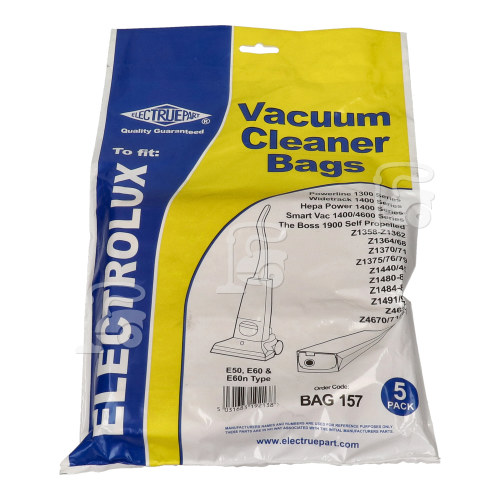 Electrolux E50 / E60 Dust Bag (Pack Of 5) - BAG157