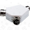 Conector Coaxial - 2 Entradas