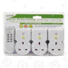 Lyvia Eco-Friendly Energy Saving Remote Control Sockets