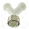 Electruepart Universal Dishwasher And Washing Machine Y Piece Adapter