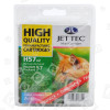 Jettec Remanufactured Hp 57 Colour Ink Cartridge Twin Pack