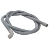 Hoover / Candy / Haier Washing Machine Drain Hose 19mm End With Right Angle End 22mm, Internal Dia.s'