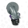 Dyson DC07 Full Gear Steel/Scarlet Ventilrohr Kpl.