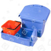 AK1 - 30-litre Lidded Waste Bin & Blue Tray & Red 6-Litre Pail (To Fit All Versamop Units) Numatic