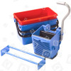 BK4 - Allmops Vertical Press, Blue 22-Litre And Red 22-Litre Buckets, Nutex Press Frame For 1904 Numatic