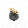 Aspes Anthracite Rustic Knob Assembly