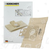 Bolsas De Papel Para El Polvo Y Microfiltro De Aspiradora - Paquete De 5 Karcher