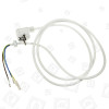 Power Cable White Eu Plug