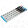 4 Piece Long Star Screwdriver Set