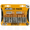 JCB AA Alkali Batterien (12er Pack)