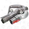 Dyson Cinetic Big Ball Musclehead (Iron/Sprayed Blue & Red) Quick Release Staubsauger-Stabgriff Kpl.