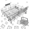 Bosch Neff Siemens Dishwasher Lower Basket Assembly