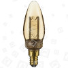 Ampoule Vintage Flamme Gravée Torsadée Classique Led E14 (Lumière De Bougie) TCP