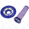 Kit Filtre Pré-Moteur Et HEPA Post-Moteur D'aspirateur Dyson