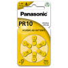 Panasonic PR10 Hearing Aid Zinc Air Batteries 1.4V - Pack Of 6