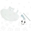 Zanussi Washing Machine Door Handle Kit - White
