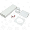 Kit De Ventilation Universel Demi-brique Permanent De Sèche-linge - Compatible