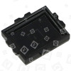 Push Button Cover Black Mains Leonard