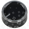 Programme Control Knob - Black & Chrome Beko