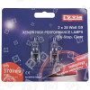 Ampoules Xénon Transparentes 28W G9 (Paquet De 2) Lyvia