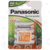 Piles Rechargeables LR6 AA Panasonic