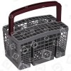 Arctic Dishwasher Cutlery Basket - Grey/Red