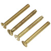 Wellco 38mm Messingbeschichtete Schrauben (4er Packung)