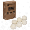 eSpares Tumble Dryer Wool Balls - Pack Of 6