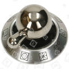 9 Function Oven Control Knob - Chrome Britannia