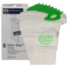 Sebo Sebo 6629ER Filterbox Airbelt K Vacuum Bag - Pack Of 8