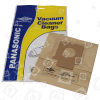 Black & Decker Electruepart BAG40 Panasonic C2E Vacuum Dust Bags - Pack Of 5