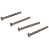 Wellco 38mm Vernickelte Schrauben (4er Packung)