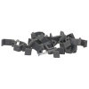 Wellco 6mm Doppel- & Erdungskabel-Nagelschellen - Grau (20er Packung)