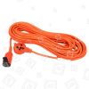 Cable De Alimentación De Máquina De Jardín - 15m - Enchufe Inglés Hover Compact 300 Flymo