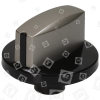Bosch Neff Siemens Silver & Black Hob Control Knob