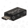 USB 3.0 Type-A Socket To Type-C Plug OTG Adaptor av:link