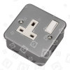 Metalclad Single Switched Socket Wellco