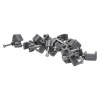 Wellco 2,5mm Doppel- & Erdungskabel-Nagelschellen - Grau (20er Packung)